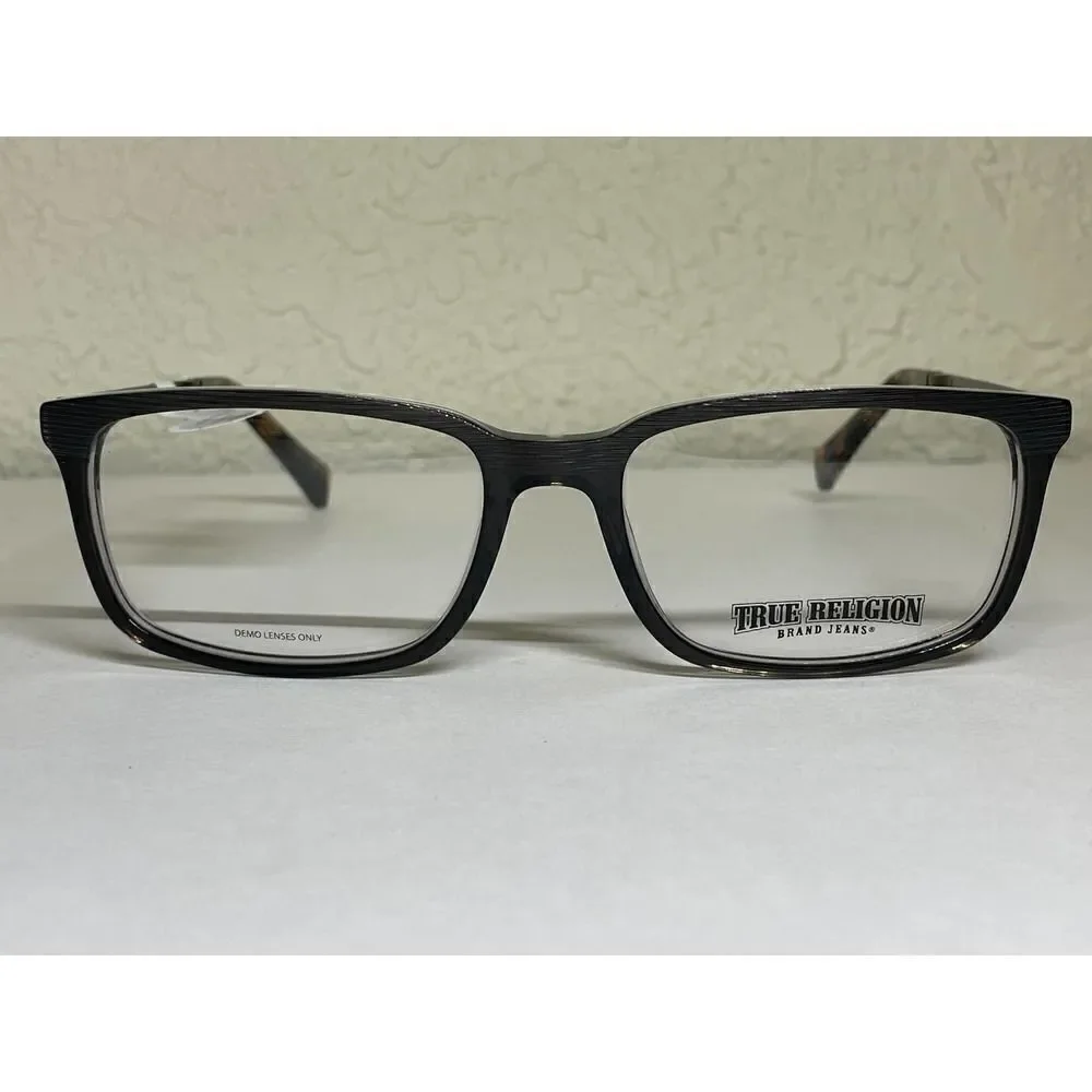 Nwt True Religion Eyeglass Frames T007 FW540 54/17/140 Black RETAIL $114